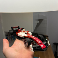 Конструктор 3D CaDA машина Формула 1 Alfa Romeo F1, подвижные элементы, 271 деталь - C55026W #29, Андрей М.