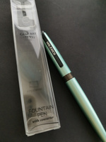 Ручка перьевая Малевичъ с конвертером, перо EF 0,4 мм, цвет корпуса: бирюзовый перламутр #121, Андрей Р.