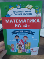 Математика на "5". Сборник задач и примеров: 1 класс | Сычева Галина Николаевна #1, Айзиря З.