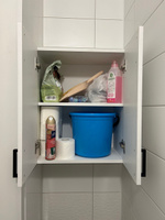 Кухонный шкаф распашной навесной с полкой 50 см, Белый #3, Екатерина М.