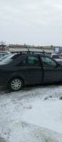 Багажник на крышу автомобиля Рено Логан 1 2004-2015 / Renault Logan I Комплект креплений для штатных мест со стальными поперечинами / Автобагажник с дугами #19, Михаил Г.