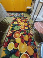 Dream floor Ковер на стену современный, ковер на кухню 100х200 с фруктами, 1 x 2 м #104, Ирина П.