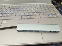 Концентратор AOAT USB C USB-разветвитель USB-удлинитель 8 в 1 с 4 портами USB 1 портом USB C Устройство считывания карт TF/SD Аудиовыход, совместимый с ноутбуками/телефонами MacBook/Pad Pro/Dell/HP #8, Евгений Ж.