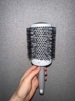 Профессиональная расческа термобрашинг 65/89 мм для укладки волос Olivia Garden Ceramic+Ion, с искуственной щетиной #15, Юлия