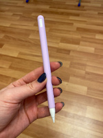 Защитный силиконовый чехол для Apple Pencil gen.2 фиолетовый #7, Надежда М.