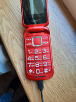 Мобильный телефон Artfone G936 красный аккумулятором 1400 мАч, функцией SOS, двумя SIM-картами, для пожилых людей с 2G GSM,фонариком, FM-радио #4, Мария С.