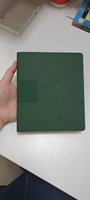 Бизнес-блокнот "Tweedi" 150х180 мм/темно-зеленый, гибкая обложка, в линейку #3, Юлия А.
