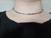 YOUR CHOKER Чокер женский из натурального турмалина ювелирной огранки в подарочной упаковке #75, Наталья Ж.