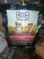 Gina Classic Grain Free Adult Dog Duck & Turkey Полнорационный сбалансированный беззерновой корм супер премиум класса с уткой и индейкой для взрослых собак, 1 кг #36, юлия ш.