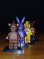 Набор минифигурок Аниматроники ФНАФ / Пять ночей у Фредди FNAF совместимы с конструкторами лего 8шт (4.5см, пакет) #5, Герман Д.