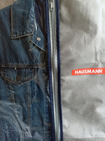 Чехол для одежды Hausmann со стенкой из ПВХ и ручками 60x100, серый - 2 шт. #1, Фёдор Д.
