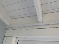 Карниз для штор D2 алюминиевый однорядный потолочный 160 см Белый LM DECOR #73, Кукреш Александр