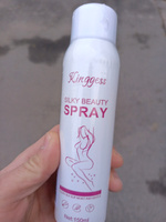 Спрей пенка для депиляции средство для удаления волос фито депилятор Kingyes silky beauty spray clean silk slip moist and gentle 1шт. #4, Nizomiddin X.