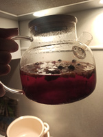 Чай фруктовый "Ягодный смузи" листовой на основе каркаде, 100 гр, GREEN LEAF #5, Дарья С.
