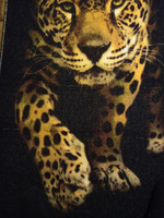 Ковер на стену, ковер-картина (леопард), размер 0.8 х 1.5 м, Витебские ковры #118, александр к.