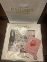 Постельное белье семейное дуэт Candies, Сатин люкс, 2 пододеяльника, простыня на резинке по кругу, Сатин люкс, 4 наволочки 70x70, 50x70 #46, Ольга Павлова