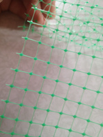 Сетка пластиковая 0.95 x 10 м ячейка 10 x 10 мм, зеленый #4, Марина А.