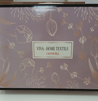 VIVA - HOME TEXTILE Комплект постельного белья, Сатин, Евро, наволочки 50x70, 70x70 #23, Ирина С.