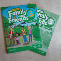 Family and Friends 3 Комплект: Student's book +Workbook + CD диск #1, Трофимук Ирина