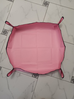 Коврик для пересадки растений, розовый 75 см х 75 см, водонепроницаемый, цвет - розовый #8, Аида