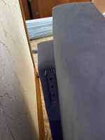Диван-кровать АZЕТА №8, механизм Еврокнижка, Выкатной, 215х125х75 см,светло-серый #14, K A.