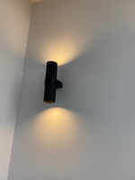 Настенный светильник (бра) Maytoni, Focus Design, GU10, 7 Вт, IP20, черный, под две лампы #5, Светлана У.