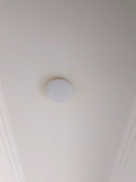 Потолочный настенный светодиодный светильник Белый 27см ультратонкий 2.5 см накладная круглая люстра потолочная на кухню, в спальню, в прихожую #6, Thivyah T.