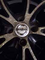 Заглушка диска/Колпачок ступицы литого диска для Nissan Ниссан 60-56-14 мм цвет серебристый 4 штуки #19, Владимир О.