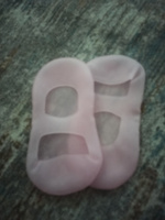 Носочки для педикюра, силиконовые, с перфорацией, с лямкой, размер M, цвет розовый #4, Каинат М.