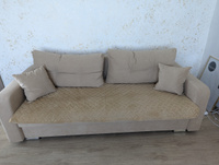 Прямой диван-кровать Мичиган 13 раскладной для гостиной мебель, механизм еврокнижка, опоры хром #5, Алиса Е.