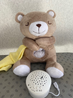 Ночник детский babypolis, мягкая игрушка мишка светильник с проектором, белым шумом и датчиком плача #67, Алина Х.