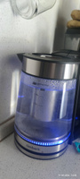 Timberk Электрический чайник T-EK27G01 со съемным заварочным фильтром, прозрачный, серебристый #16, руслан
