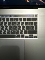 Накладка на клавиатуру для MacBook Pro 13 модель с Touch Bar 2020-2021 год / MacBook Pro 16 2019 год A2141 бренд БРОНЬКА тип раскладки EU Европа (черный) #3, Алина К.