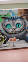 Картина по номерам со светящейся краской 40х50 Чеширский кот #28, Анастасия П.