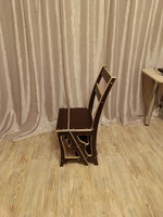 Деревянный стул-стремянка "Кинг" для дома и дачи, ламинированный #10, Александр Б.