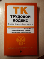 Трудовой кодекс РФ. В ред. на 01.10.24 с табл. изм. и указ. суд. практ. / ТК РФ #6, Дарья С.