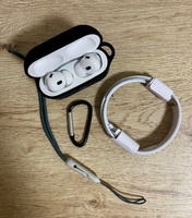 Наушники беспроводные с микрофоном, Bluetooth, USB Type-C, белый #5, Анастасия Т.