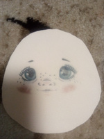 Термопереводная картинка лица для 4-х кукол термонаклейка #8, Альфира Г.