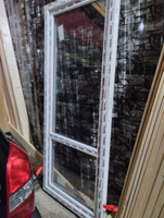 Балконная дверь, профиль РЕХАУ BLITZ (2100 x 900), с поворотной створкой, стеклопакет из 2х стекол #2, Светлана Т.