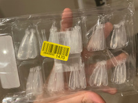 Профессиональный набор многоразовых маникюрных типсов из легкого прозрачного пластика различной формы и размеров для быстрого наращивания, ремонта и моделирования накладных ногтей #4, Григорий А.