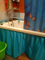 220х60 Экран под ванну тканевый, цвет голубой #71, Рустам С.