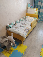 DIMDOM kids Кровать детская 75х165х37 см, желтый #15, Юлия К.