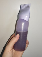 Расческа аппликатор для волос. Бутылка аппликатор с кисточкой для масла, розмариновой воды и краски #2, Лариса Г.
