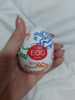 Мастурбатор TENGA & Keith Haring EGG Street одноразовый рельефный стимулятор яйцо тенга с пробником лубриканта #7, Марина А.