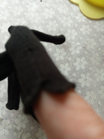 Компрессионные перчатки / Эластичные перчатки с половинными пальцами, черные L #2, Людмила П.