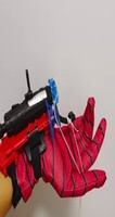 Пусковый аппарат для запястья Человека - паука, 1 комплект, подарки для детей - героев, перчатки, присоски, катапультные игрушки #8, Юлия К.