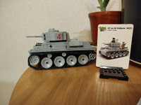 Конструктор Танк, Brick Battle, LT vz.38 PzKpfw 38(t), и Три Солдатика, Совместим с Лего, для мальчика #10, Михаил З.