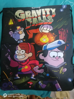 Сумка для сменной обуви и одежды Gravity Falls Мейбл и Диппер / Мешок для сменки для мальчика и для девочки, размер 43х36 см #28, Светлана К.