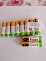 Батарейки АА пальчиковые алкалиновые GP Super Alkaline, набор 10 шт #87, Надежда Б.