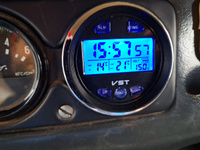 Автомобильные часы VST-7042V / температура - внутри и снаружи/ будильник / вольтметр / LED-подсветка #82, Вадим